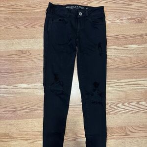 American Eagle Outfitters Black Skinny Jeans